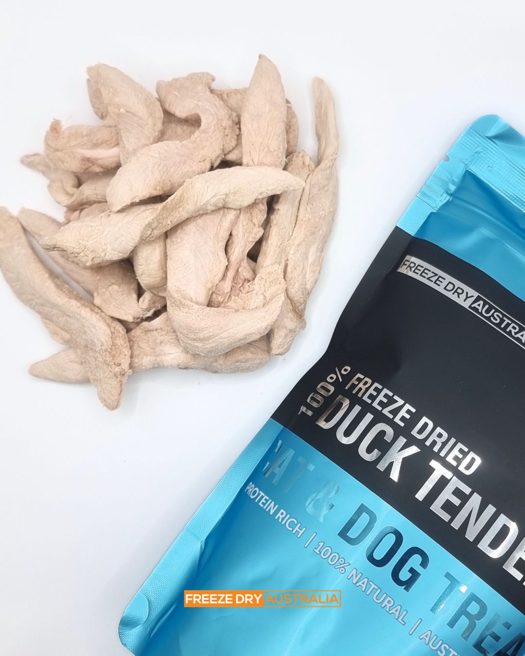 Freeze-Dry Australia's Duck Tender Treat For Dog & Cat - 80g