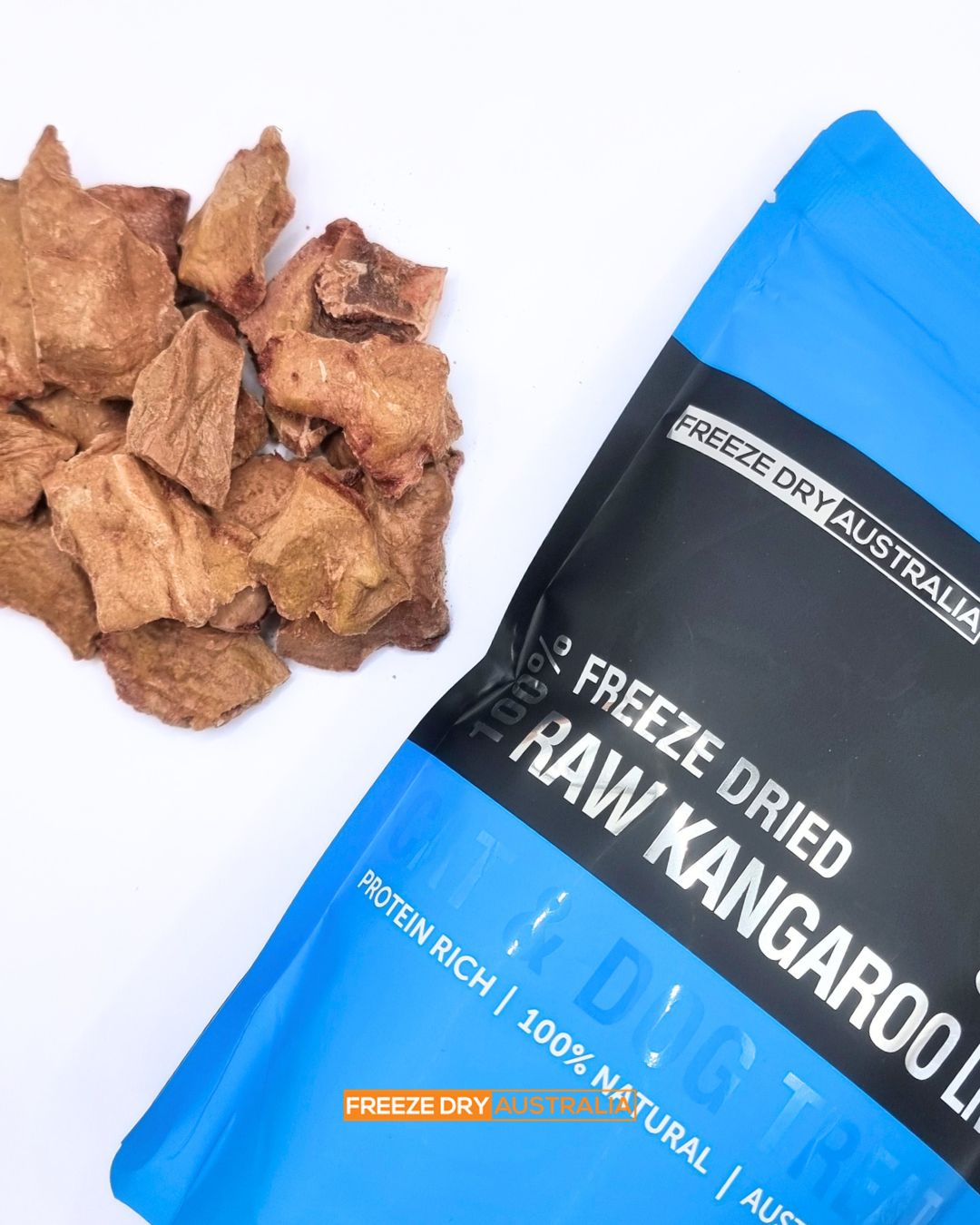 Freeze-Dry Australia's Kangaroo Liver For Dog & Cat - 100g