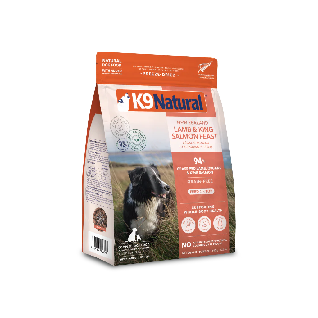 K9 Natural 狗狗主食冻干 羊肉三文鱼配方