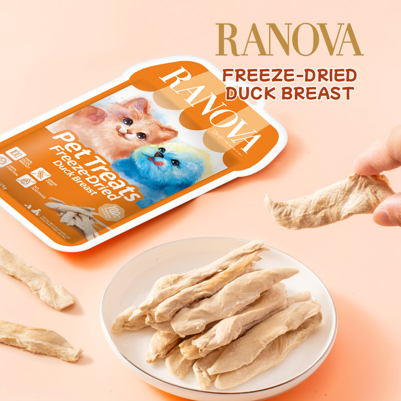 Ranova Freeze Dried Whole Duck Filet For Dog & Cat