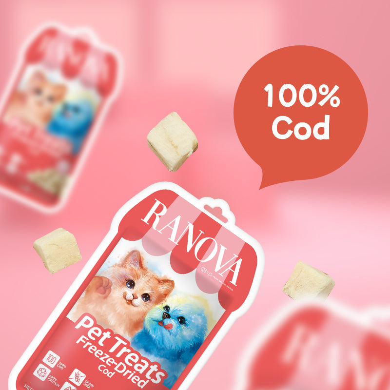 Ranova Freeze Dried Cod For Dog & Cat - 30g