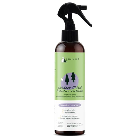 Kin + Kind Outdoor Shield Spray For Dog & Cat - Lavender