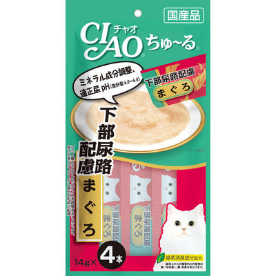 日本Ciao 日本产功能性猫条 金枪鱼下尿路呵护配方 一袋4根入