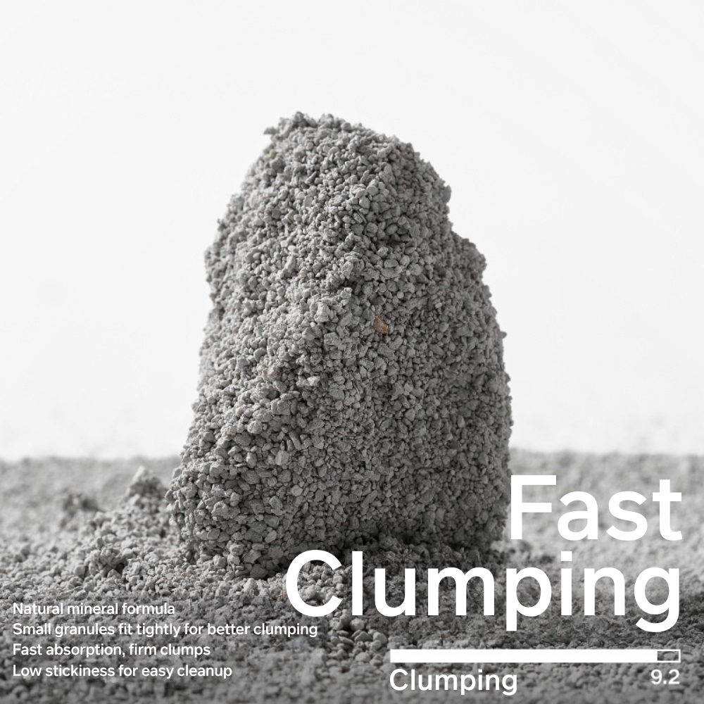 Pidan Natural Sodium Bentonite Cat Litter – Coarse Granules - 2.4kg/Bag