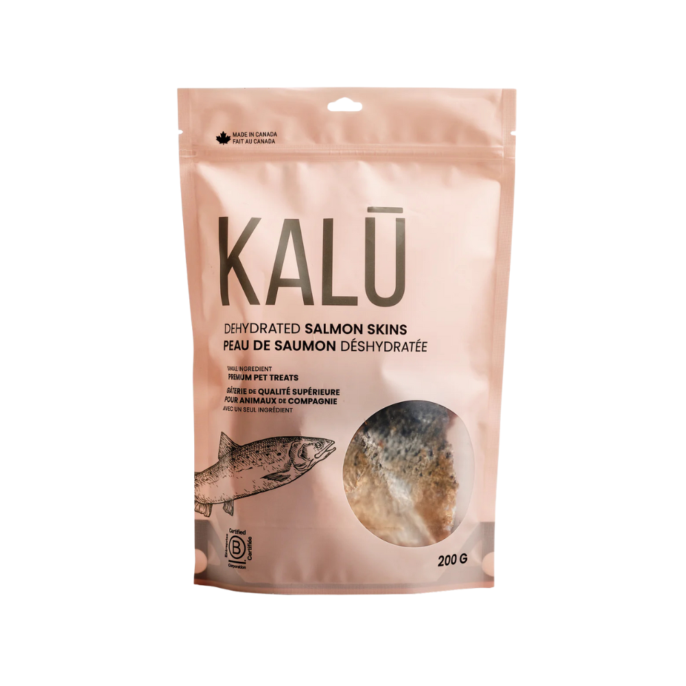 KALU Dehydrated Salmon Skins For Dog & Cat