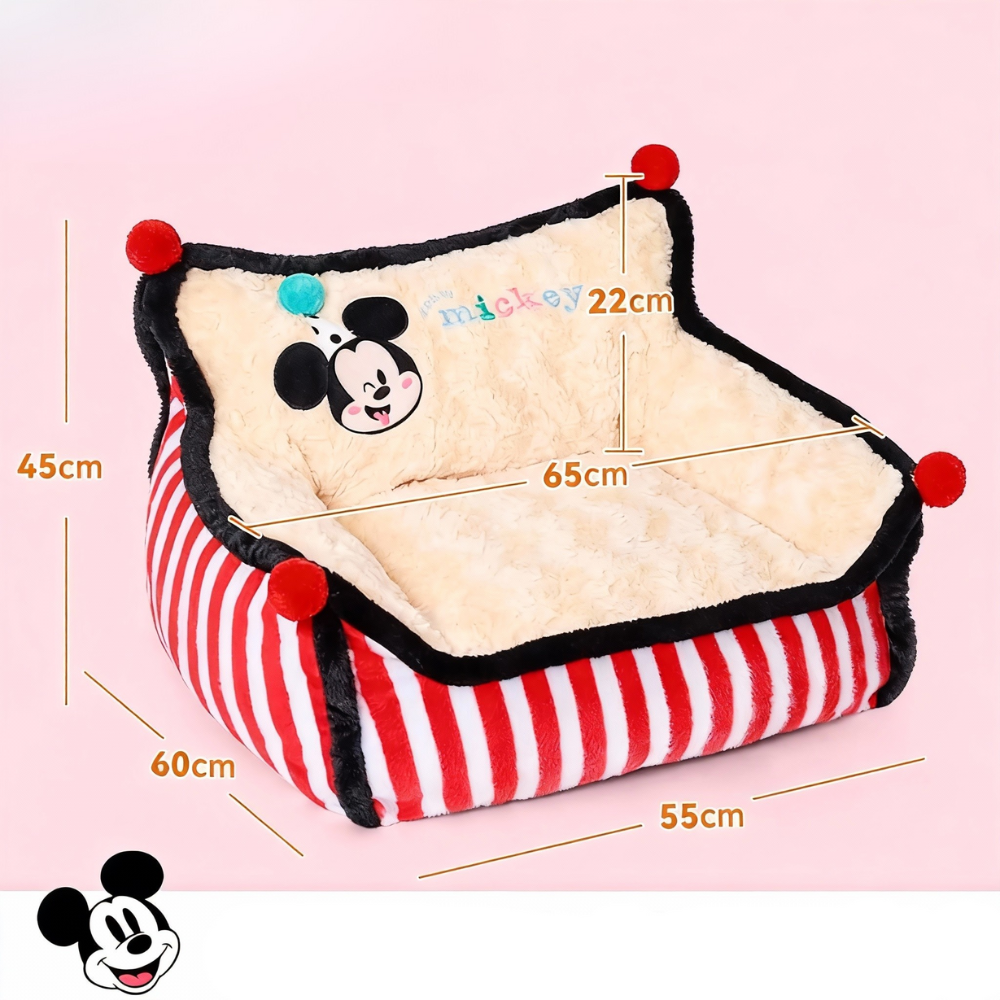 Hoopet Mickey Pet Sofa Bed - Soft & Cozy