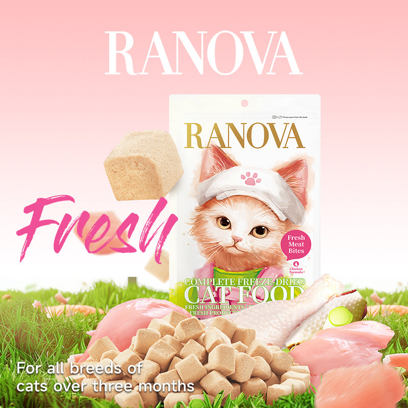 Ranova Premium Freeze-Dried Raw Chicken Cat Food