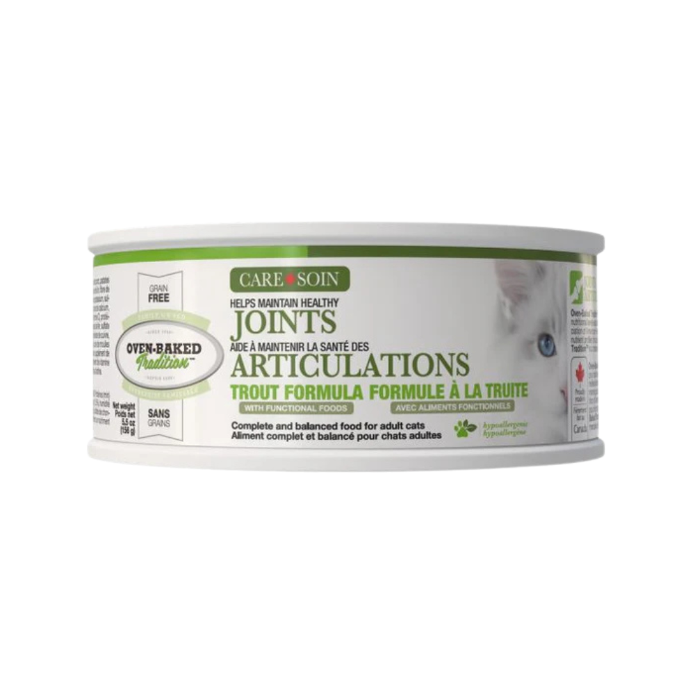 Oven-Baked Tradition Grain Free Care, Joints Trout Pate Cat