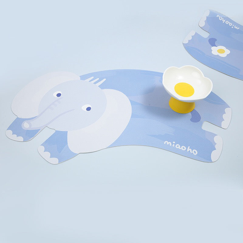 Miaoho Animal Cute Design Waterproof Pet Feeding Mat