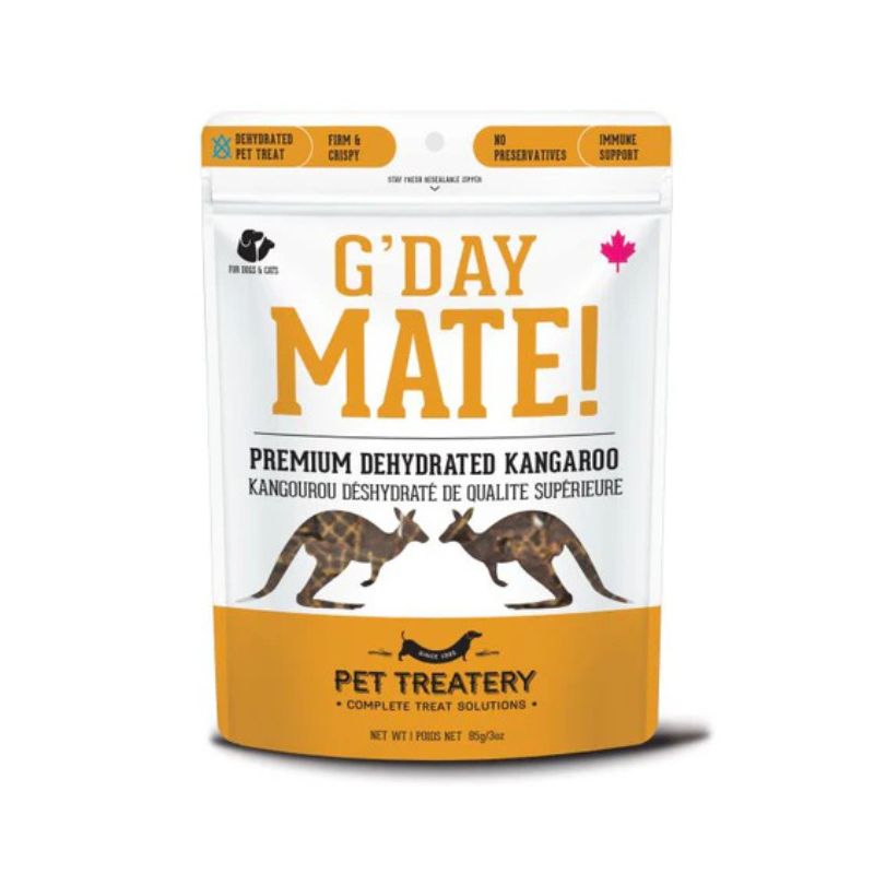 Granville G'Day Mate! Premium Dehydrated Kangaroo Treats For Cat & Dog - 85g