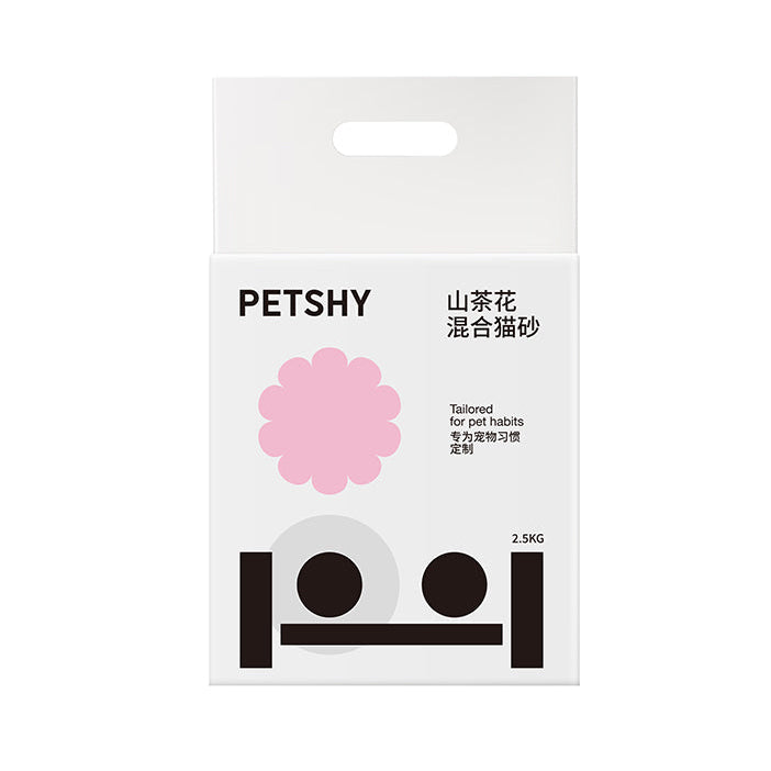 Petshy Camellia Scented Tofu 4-in-1 mixed Cat Litter - 2.5kg/bag