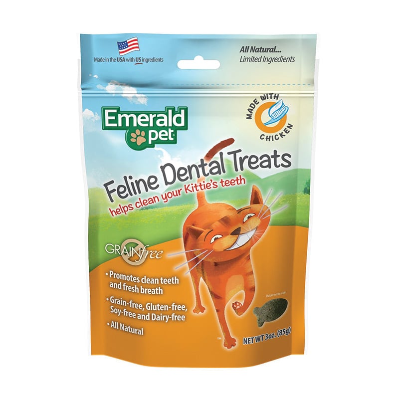 Emerald Pet Cat Dental Treat - Chicken