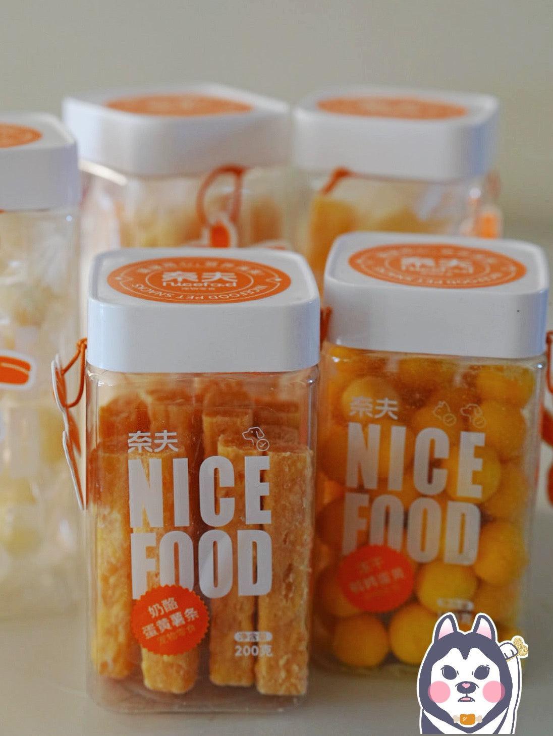 Nicefood奈夫 工坊系列芝士羊奶蛋黄冻干 犬猫通用 五口味可选 - Maokidspet