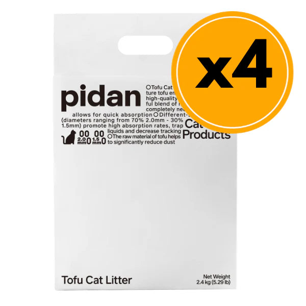Pidan Original Tofu Cat Litter Combo (4 bags)
