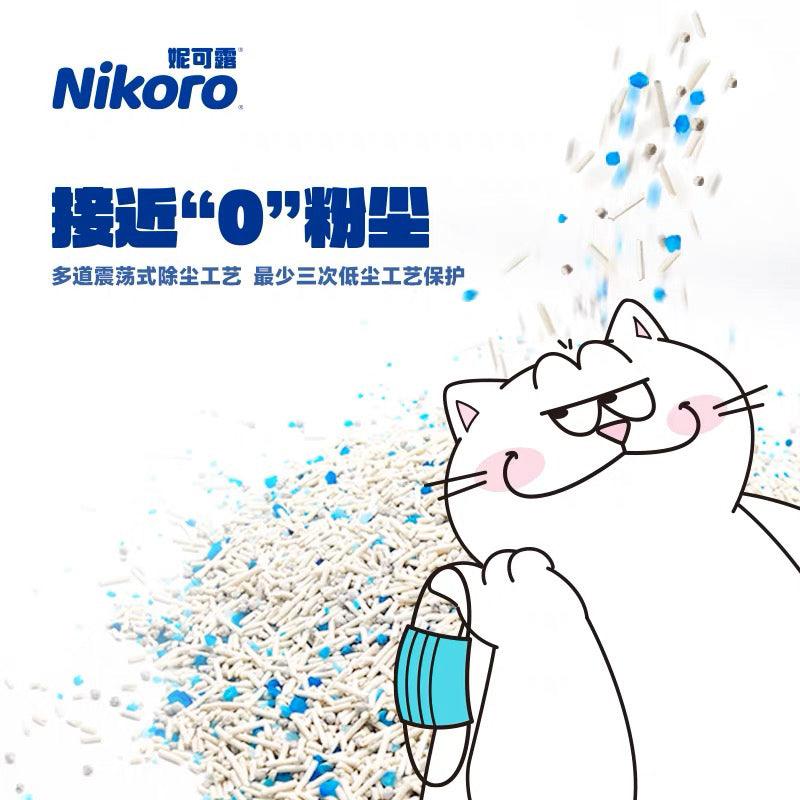 妮可露Nikoro 茉莉花味三合一混合豆腐膨润土猫砂 2.5kg一袋 - Maokidspet