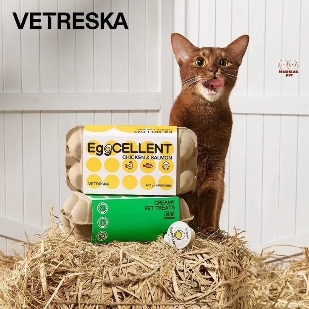 Vetreska Meat Eggy Bites For Cat & Dog