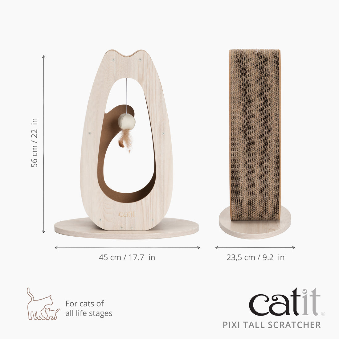 Catit PIXI Scratcher - 3 Style