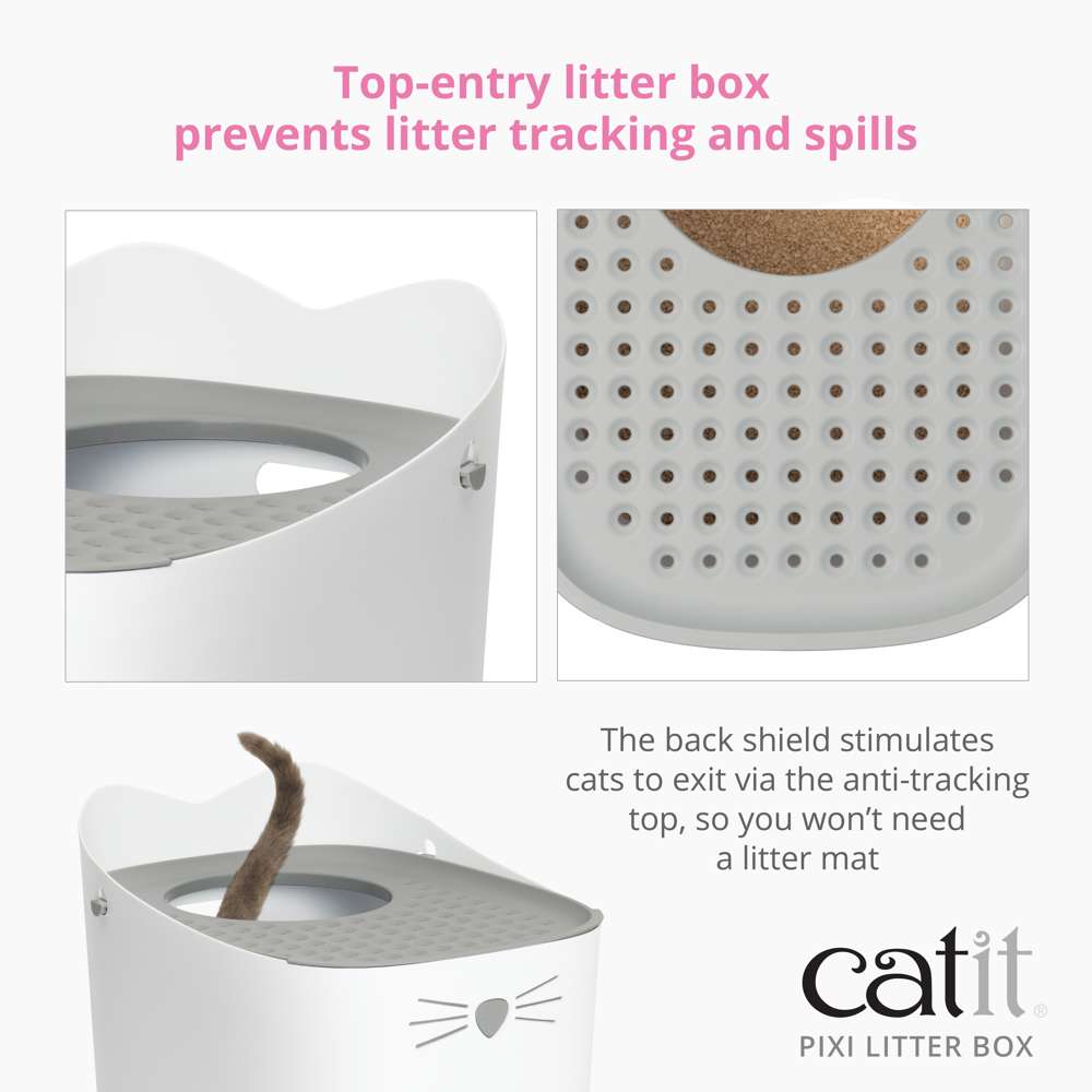 Catit Pixi Litter Box - Top Entry Style