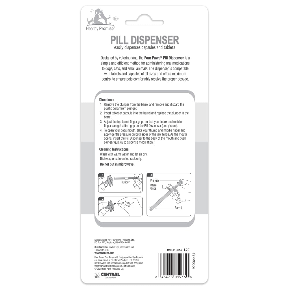 Four Paws Healthy Promise Pet Pill Dispenser