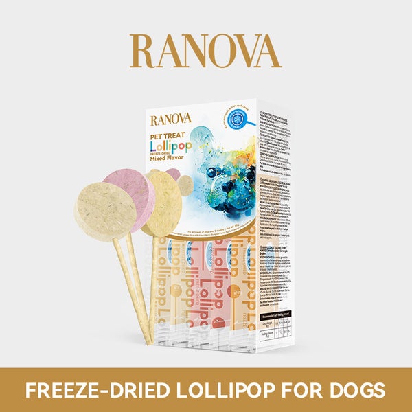 Ranova Freeze Dried Lollipops for Dogs (Mixed Flavor) 6pcs - 48g