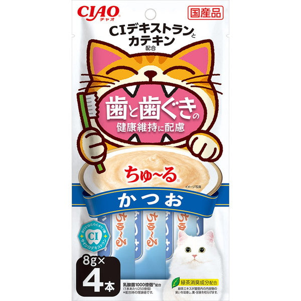 Inaba CIAO Dental Care Churu Cat Treats – Bonito｜Oral Health