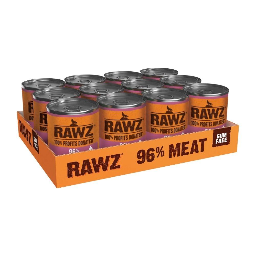 Rawz with Goat Milk 96% Beef & Beef Liver Canned Dog Food