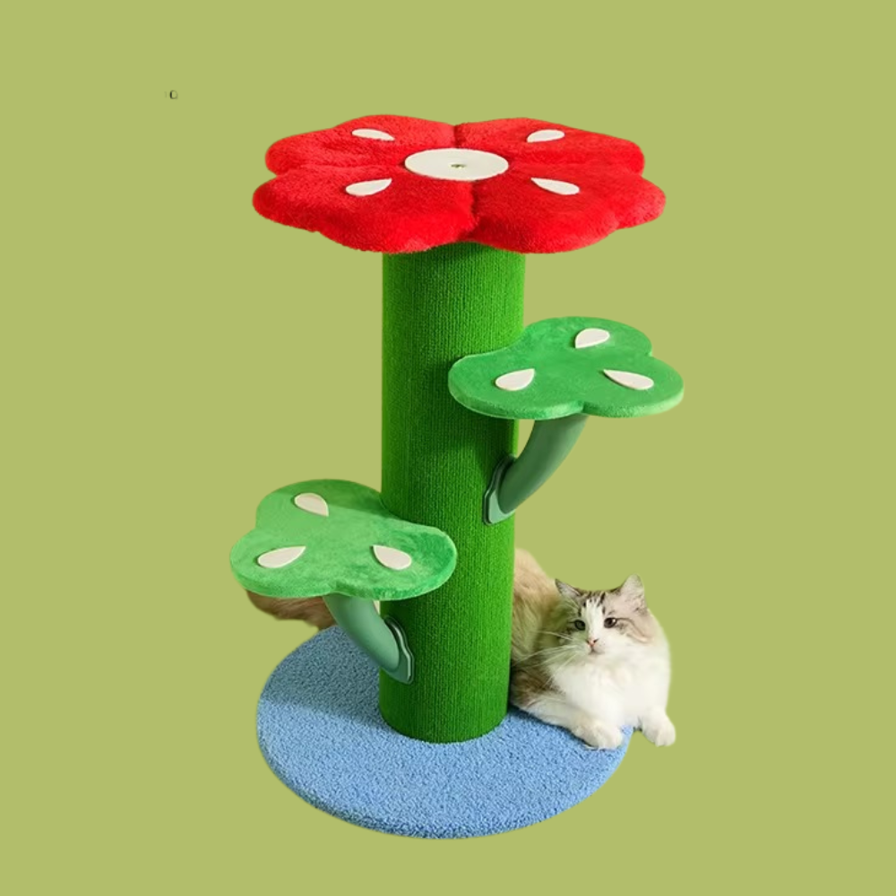 Miaofairy Flower-Themed Cat Tree