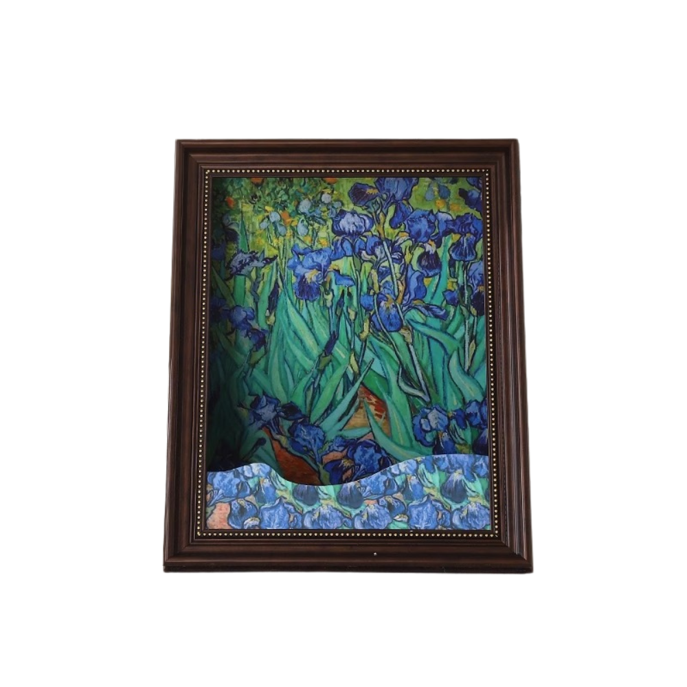 MaiFei 4D Painting Cat Condo with Scratcher – Vintage Style