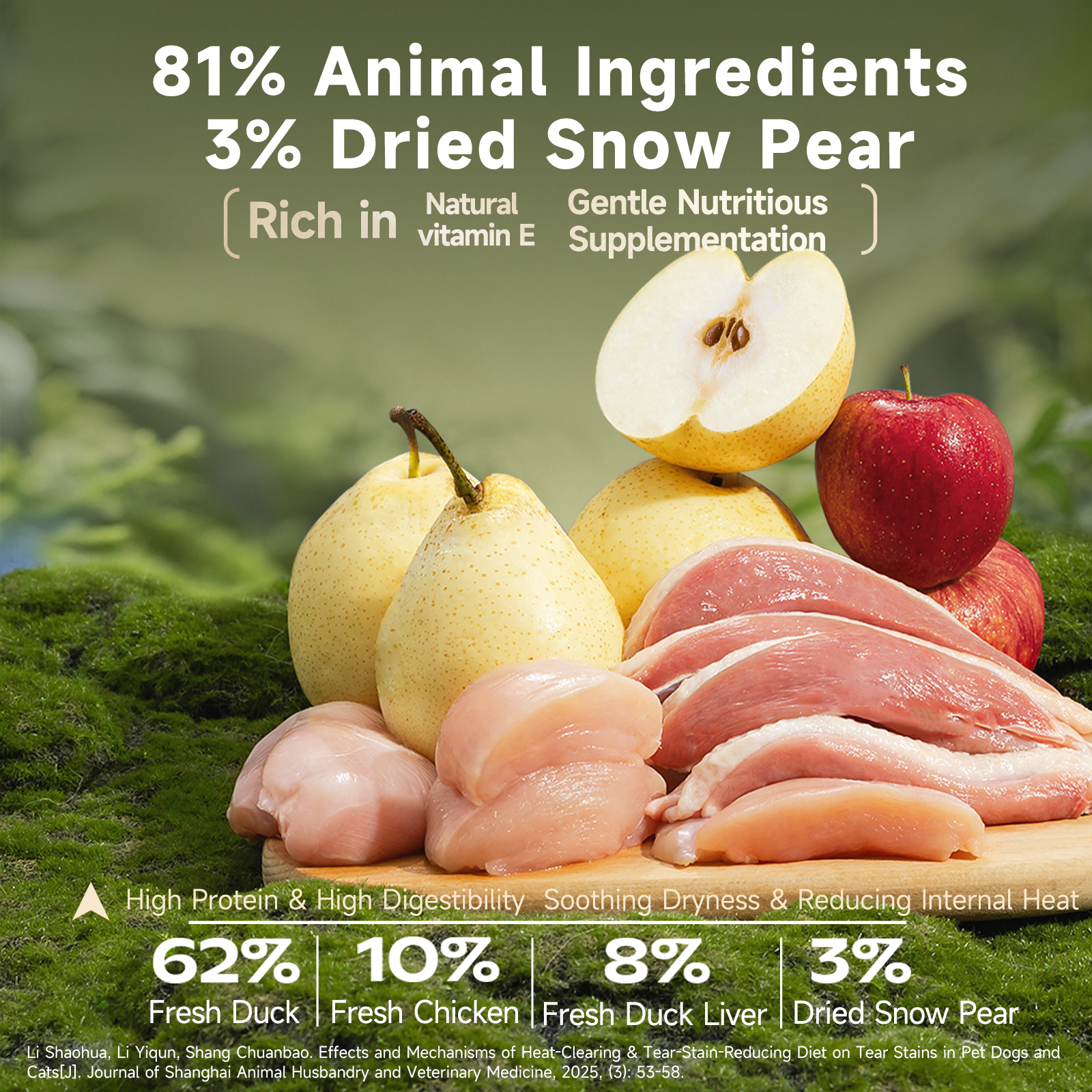 Rosy Fresh Duck & Snow Pear Recipe Baked All Life Stage Dog Dry Food - 2 Sizes