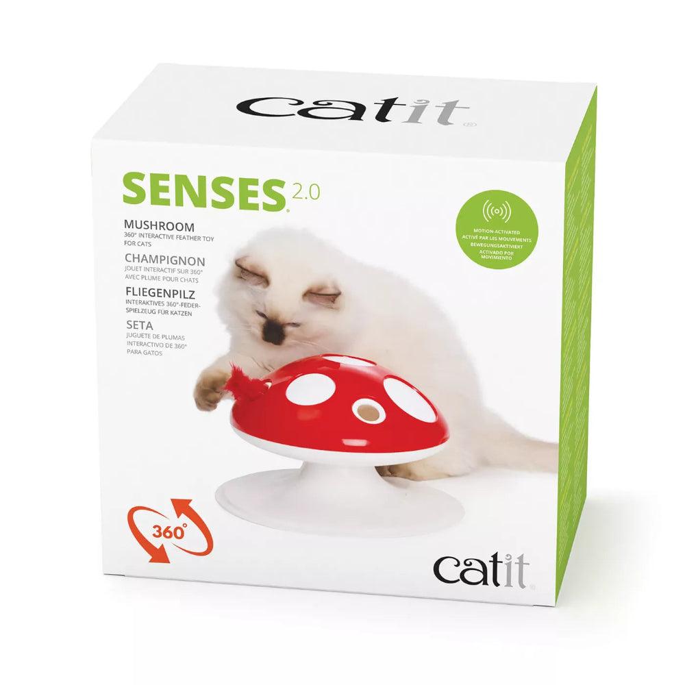 Catit 动感蘑菇电动猫玩具 双模式可切换 猫猫也可以打电动啦！ - Maokidspet