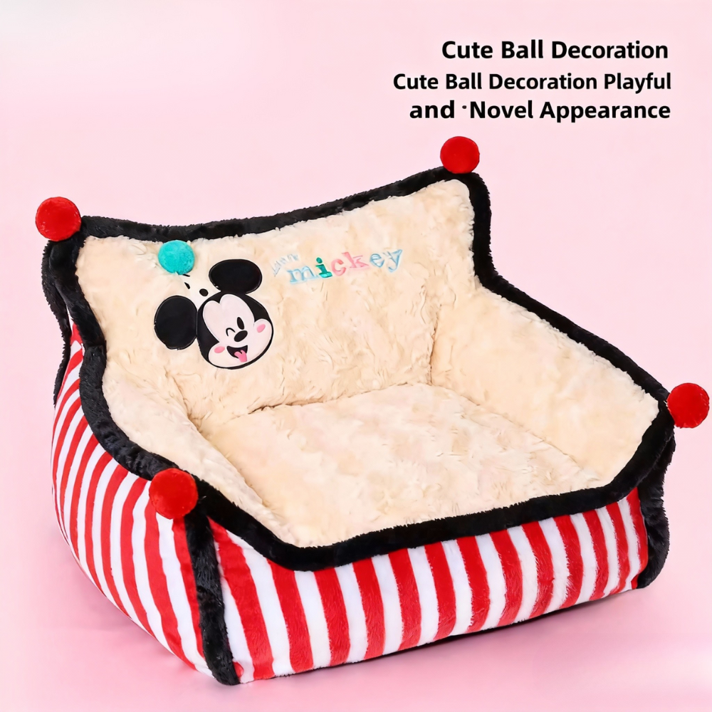 Hoopet Mickey Pet Sofa Bed - Soft & Cozy
