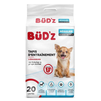 Bud‘Z 狗狗猫咪 幼宠专用 强力吸附除臭尿垫 快速干燥不留异味 两种Size可选 - Maokidspet