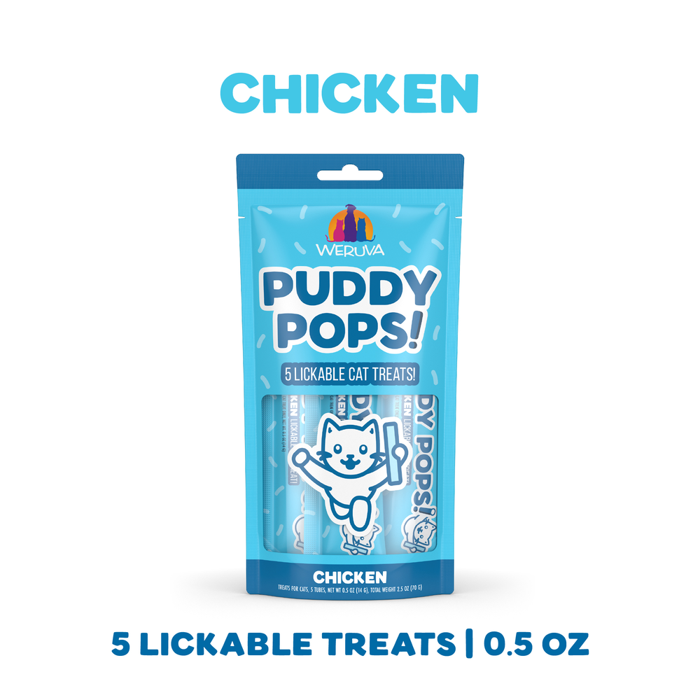 Weruva Cat Puddy Pops - Lickable Chicken Cat Treat