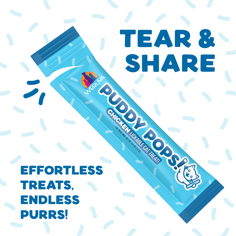 Weruva Cat Puddy Pops - Lickable Chicken Cat Treat