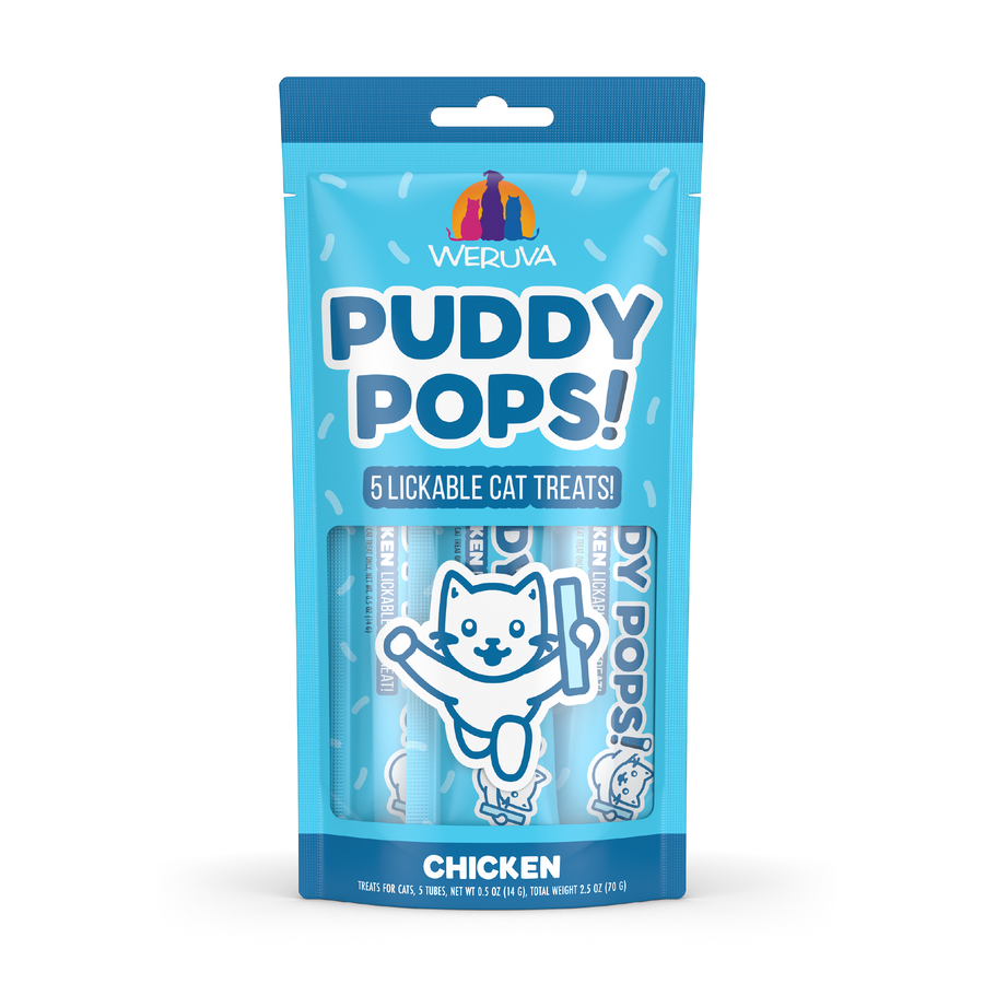 Weruva Cat Puddy Pops - Lickable Chicken Cat Treat