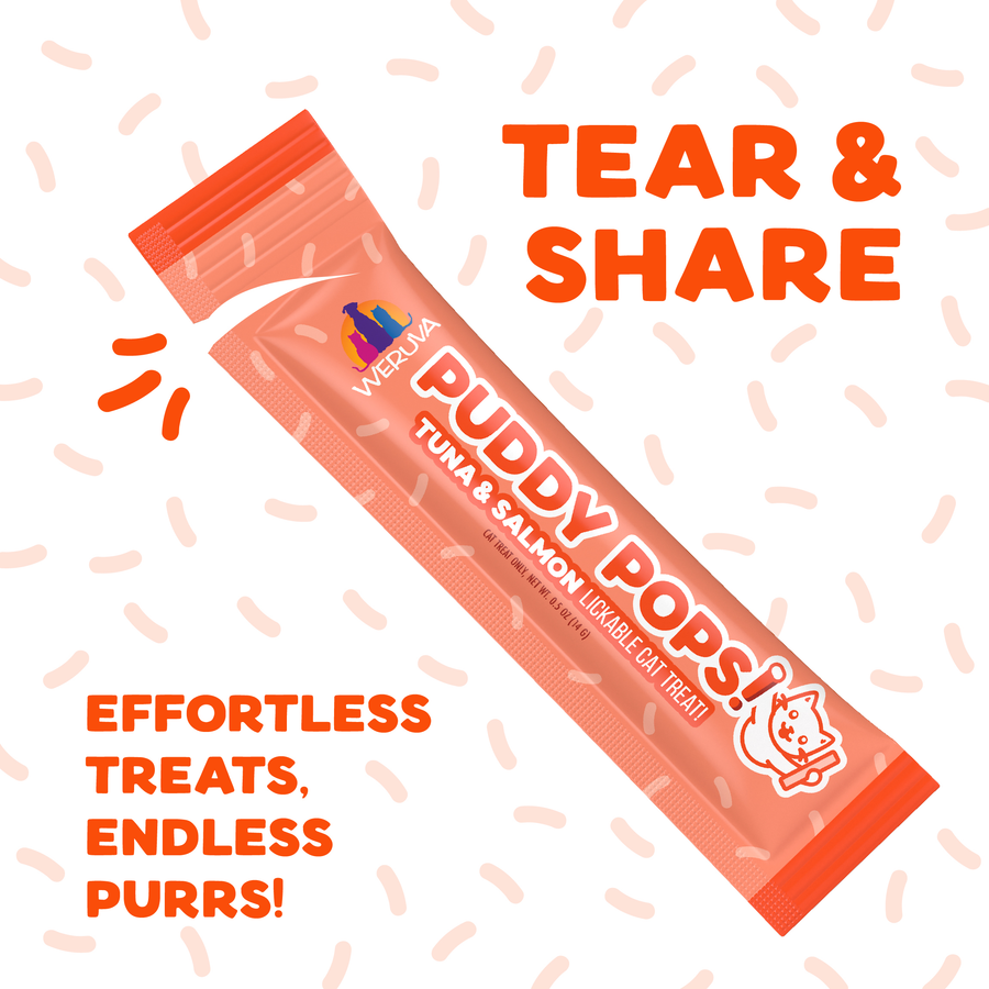 Weruva Cat Puddy Pops - Lickable Tuna & Salmon Cat Treat