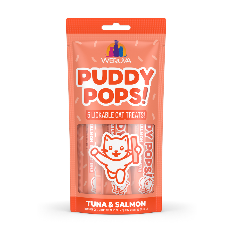 Weruva Cat Puddy Pops - Lickable Tuna & Salmon Cat Treat