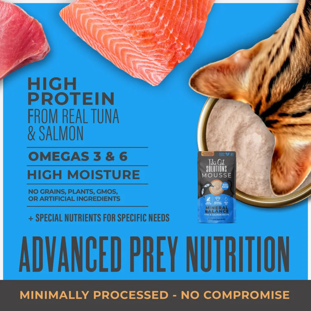 Tiki Cat Solution™ Mineral Balance Tuna & Salmon Recipe Cat Wet Food - 2.4oz