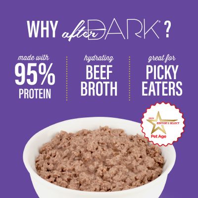 Tiki Cat After Dark Grain Free Soft Pate Beef & Beef Liver Recipe Cat Wet Food - 3oz