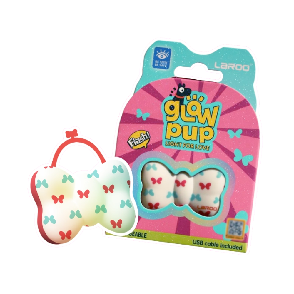 Laroo LED Dog Safety Light Collar Tag – Night Walking & Anti-Lost Pet Light