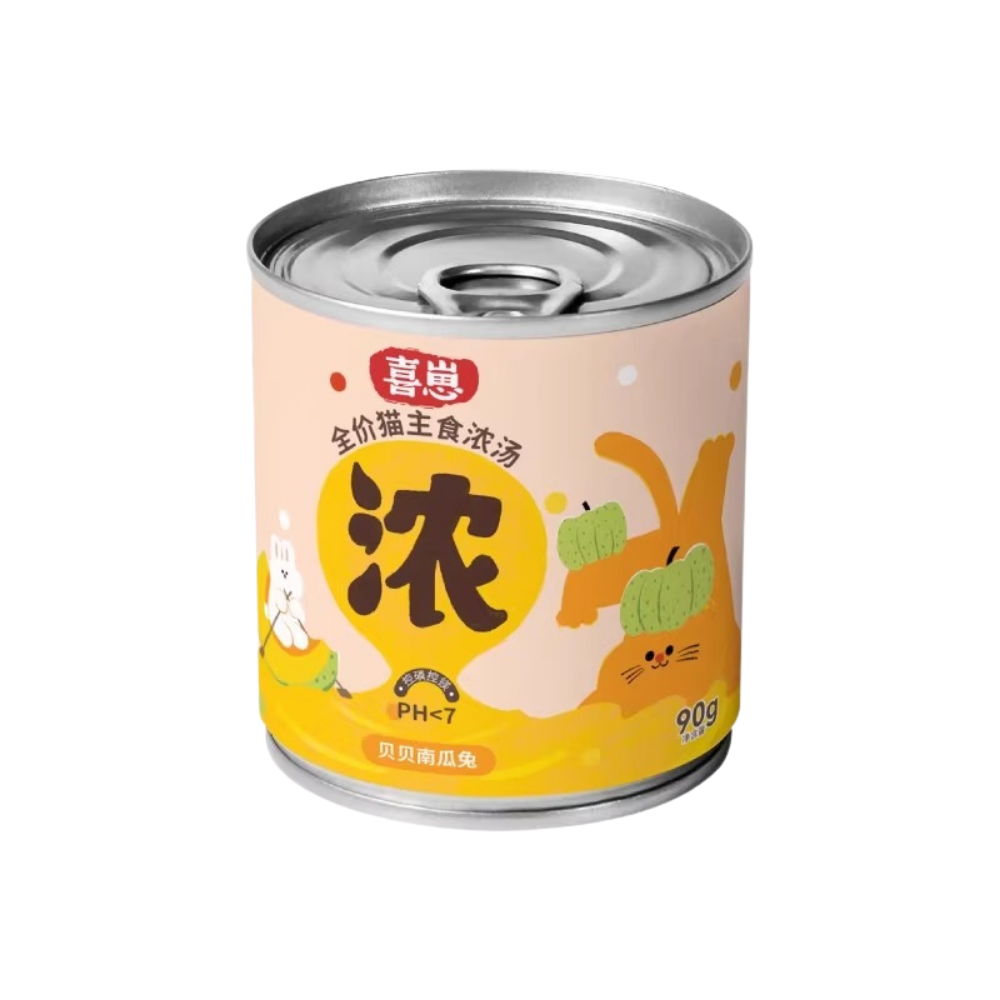 Xizai Gravy Entrée Mousse Canned Food for Cats - Pumpkin Rabbit Flavor