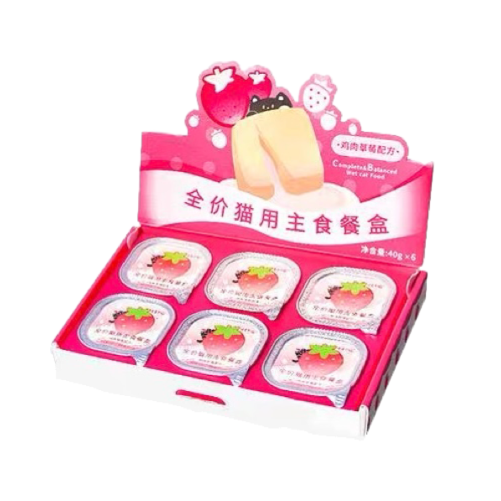 JiJiYuMiao Chicken & Strawberry Lava Core Cat Wet Food