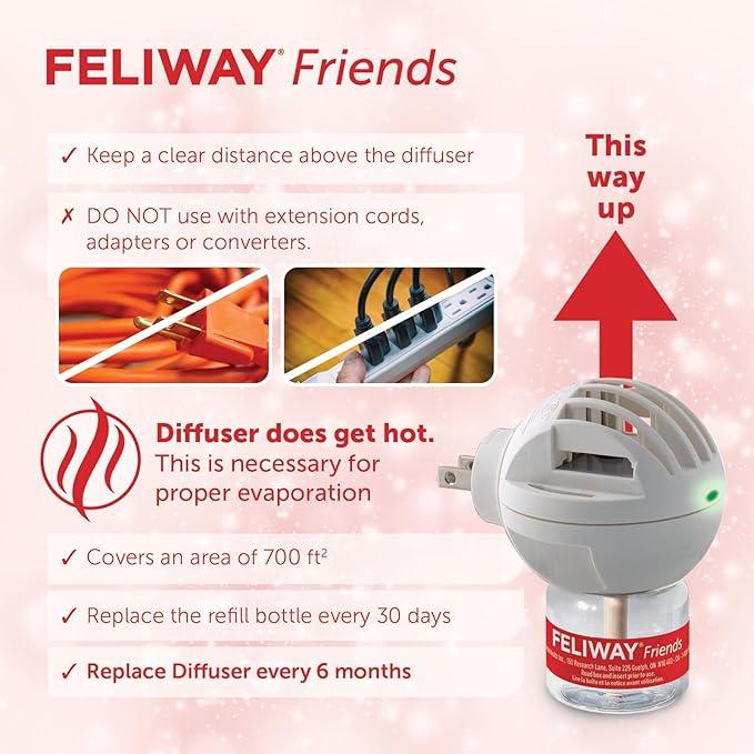 CEVA Feliway Friends 快乐因子 费洛蒙 缓解猫咪应激反应 - Maokidspet