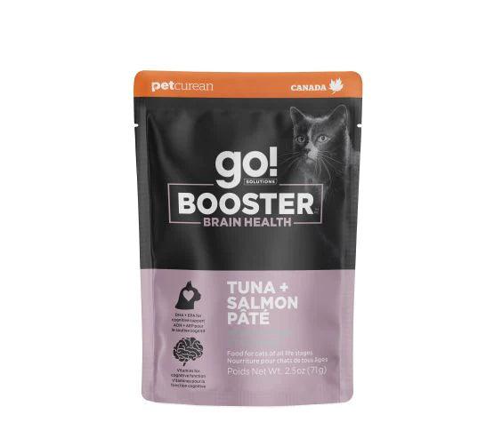 GO BOOSTER！肉泥质地猫咪功能性主食餐包 2.5Oz*4包 多口味可选 - Maokidspet