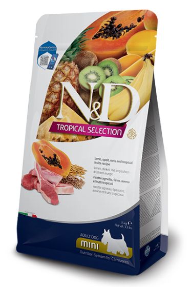 Farmina Tropical Selection Lamb Adult Mini Dog Food - 1.5kg