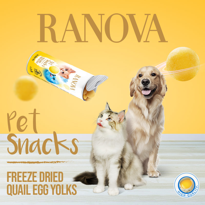 Ranova Freeze Dried Quail Egg Yolk For Dog & Cat - 80g