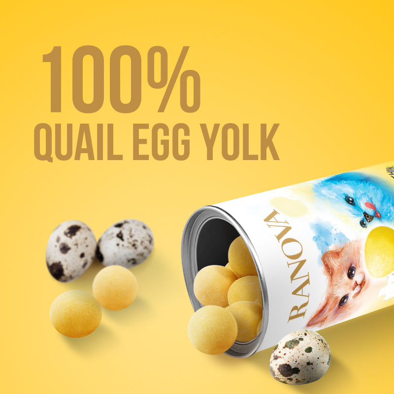Ranova Freeze Dried Quail Egg Yolk For Dog & Cat - 80g