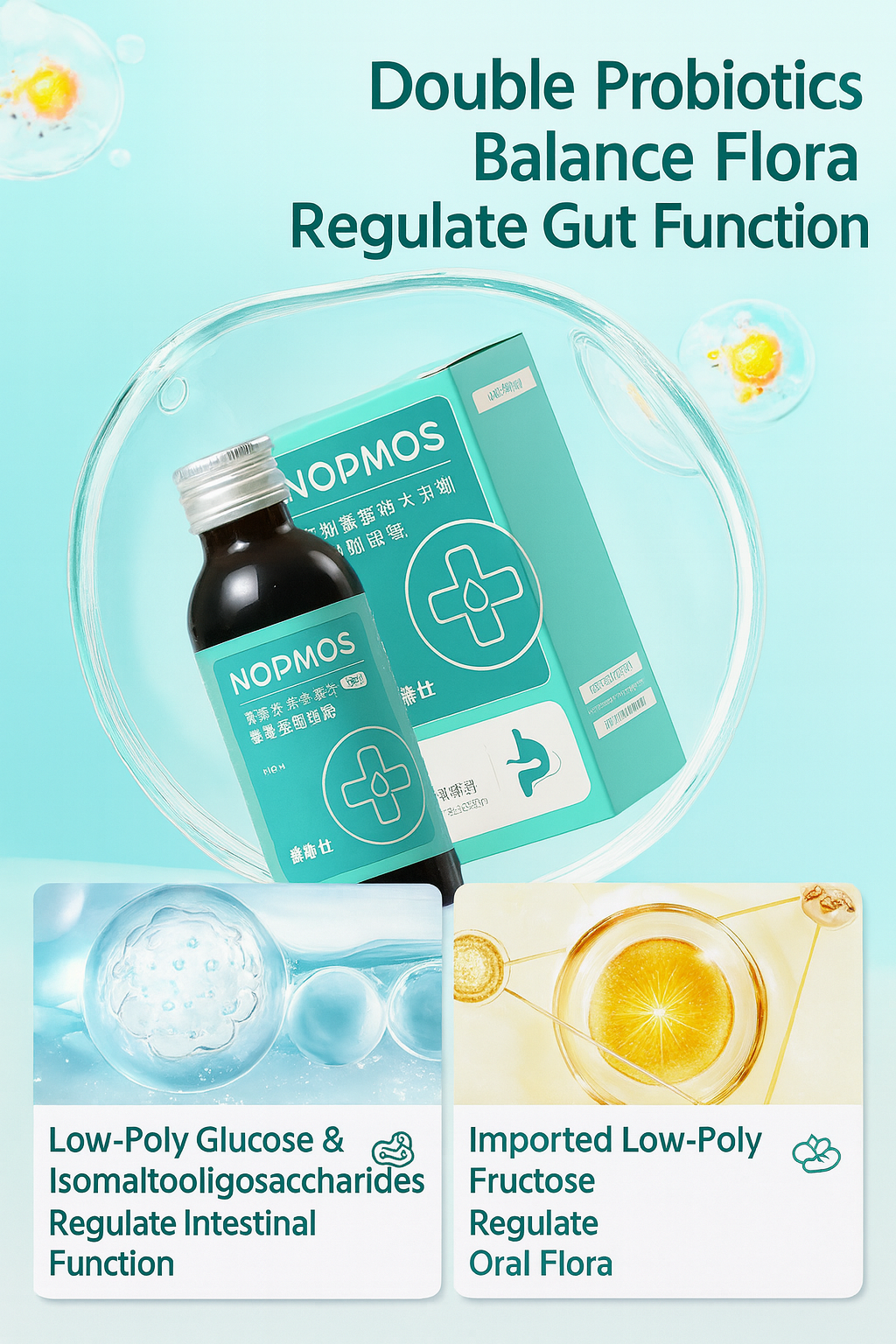 NOPMOS Digestive Health Nutritional Supplement - 100ml