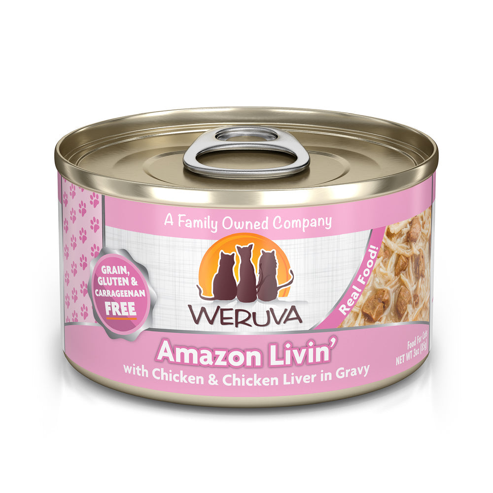 Weruva Classic Cat Amazon Livin' - Chicken & Chicken Liver in Gravy