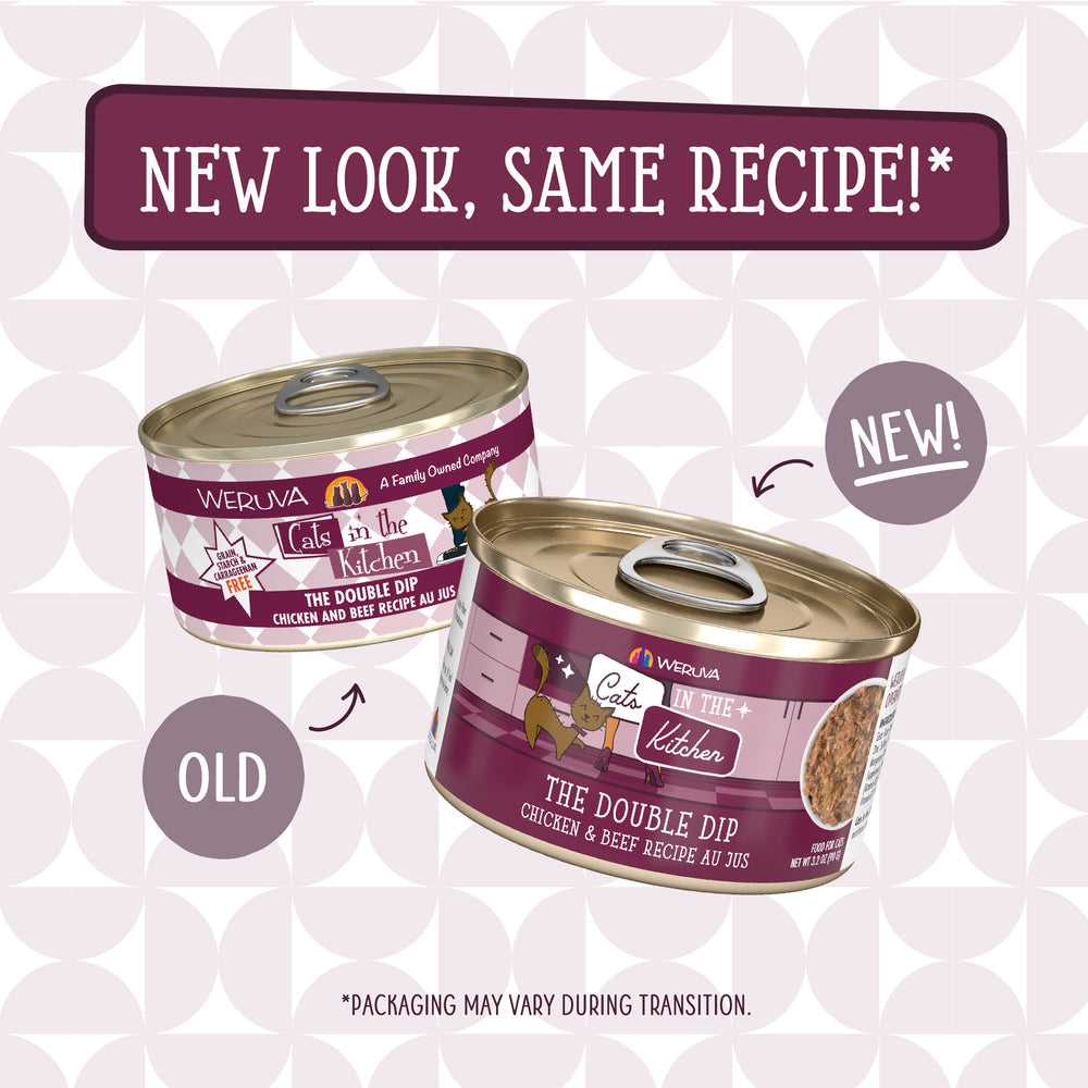 Weruva Cats in the Kitchen The Double Dip - Chicken and Beef Recipe Au Jus